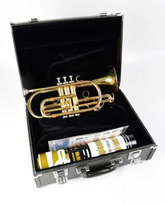 Lot 679 - YAMAHA; a cased cornet, serial no.YCR2330 II,...