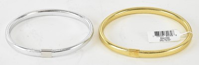 Lot 1612 - A yellow metal bangle, with 14ct yellow gold...