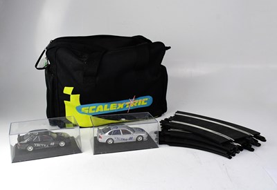 Lot 369 - SCALEXTRIC; a small quantity of track...