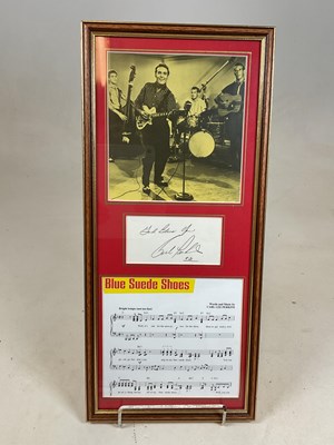 Lot 313 - CARL PERKINS; an autograph of the legendary...