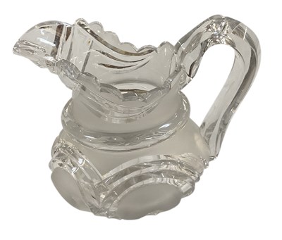 Lot 721 - A good quality heavy lead crystal Art Deco...