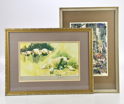 Lot 1904 - ALSTON E F EMERY; watercolour, 'East End...