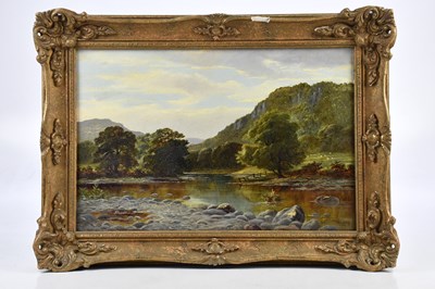 Lot 1925 - JOHN CUTHBERT SALMON (1844-1917); oil on board,...