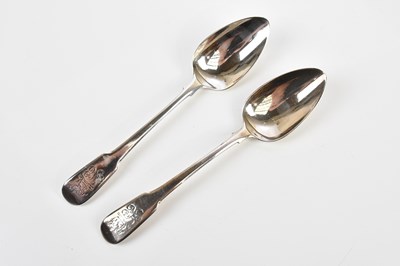 Lot 1147 - A pair of George III hallmarked silver...