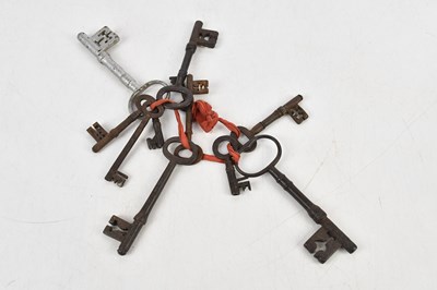 Lot 2347 - A collection of antique keys.