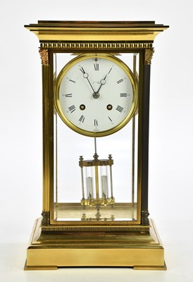 Lot 2252 - L'EPÉE; a 19th century French brass four glass...