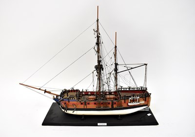 Lot 316 - A scratch-built model of Charles Darwin's HMS...