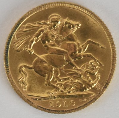 Lot 1674 - A George V full sovereign, 1913.