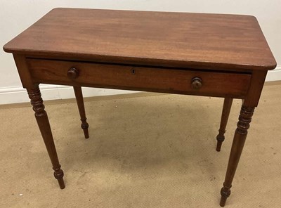 Lot 750 - A mahogany hall table, height 72cm, width 83cm,...