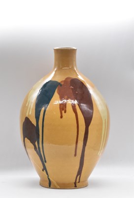 Lot 242 - An unattributed studio pottery vase, 28cm high