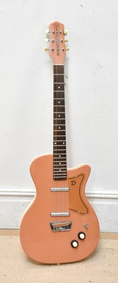 Lot 1042 - DANELECTRO; a U-2 reissue electric guitar, cased.