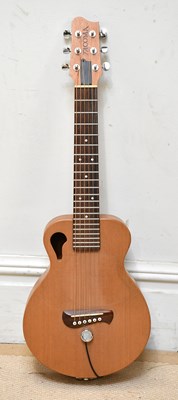 Lot 1043 - TACOMA; a Chief C1C P1 Papoose traveler guitar,...