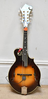 Lot 1018 - CAPEK; an F-style mandolin, paper label...