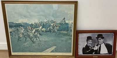 Lot 411 - A print of the 1969 Grand National, 'First...