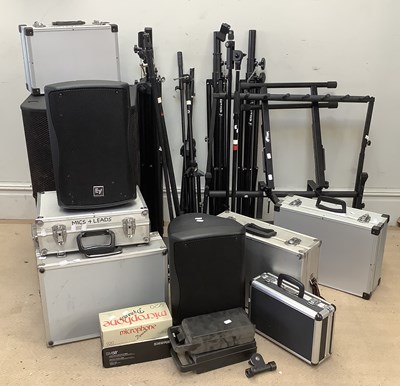 Lot 1034 - ELECTROVOICE; a part PA system including ZXA1...