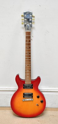 Lot 1031 - GIBSON; a double cutaway Les Paul guitar,...