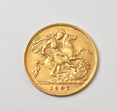 Lot 1476 - An Edward VII half sovereign, 1907.