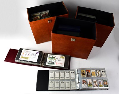 Lot 723 - A large quantity of cigarette cards contained...