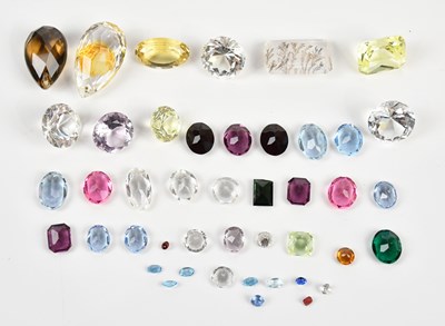 Lot 408 - An interesting and varied mix of loose uncut...