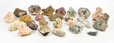 Lot 2280 - MINERALOGY; a collection of twenty-five...