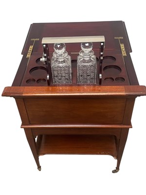 Lot 2126 - MAPLE & CO; an Edwardian mahogany ‘surprise’...