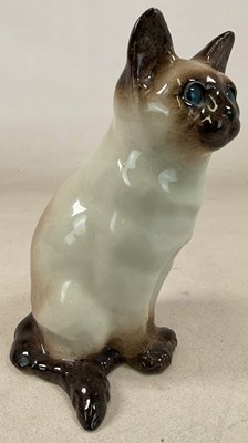 Lot 238 - WINSTANLEY; a Siamese cat, in a sitting...