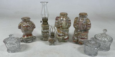 Lot 88 - ALLUM BAY; five sand novelties, two elephants,...