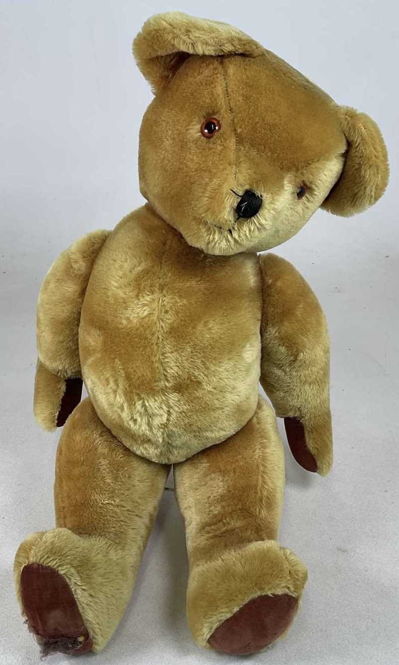 Lot 91 - PEDIGREE; a 1960s teddy bear with growler and...