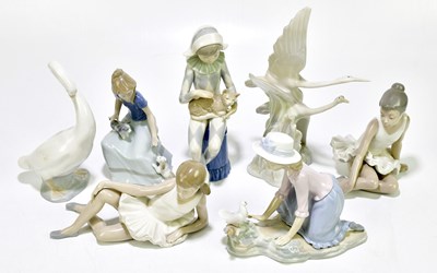 Lot 1750 - NAO; five figures to include two seated...