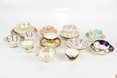 Lot 1661 - A collection of mostly 19th century teacups...