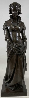 Lot 191 - EUGÈNE AIZELIN; a large 19th century bronze...