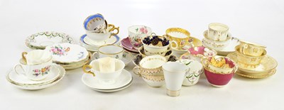 Lot 1656 - A collection of 19th century and later teacups,...