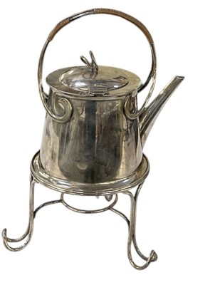 Lot 1005 - An early 20th century silver plated Arts and...