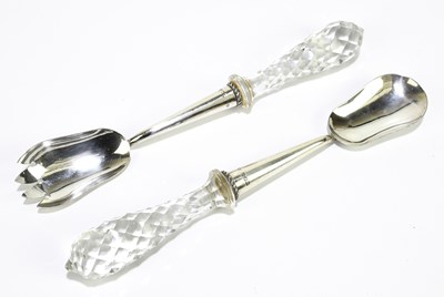 Lot 2087 - THOMAS WEBB & SONS LTD; a pair of Edward VII...