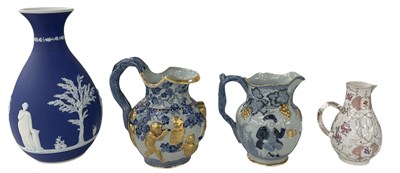 Lot 683 - A large early 20th century Wedgwood blue...
