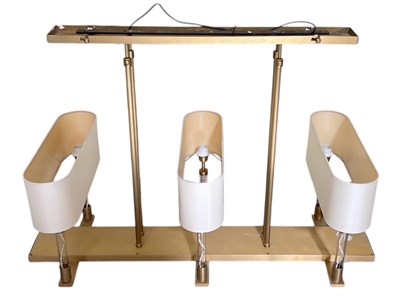 Lot 106 - BAKER FURNITURE; a modern Italian brass...