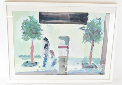 Lot 222 - UNATTRIBUTED; a modern impressionistic oil on...