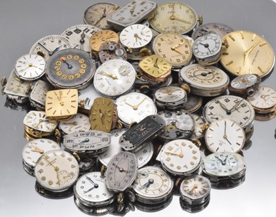 Lot 629 - A quantity of assorted wristwatch movements,...