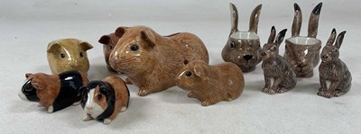 Lot 259 - QUAIL CERAMICS; animal models in the form of...