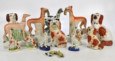 Lot 1529 - STAFFORDSHIRE; a collection of 19th century...