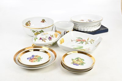 Lot 1679 - ROYAL WORCESTER; a collection of 'Eveshamware',...