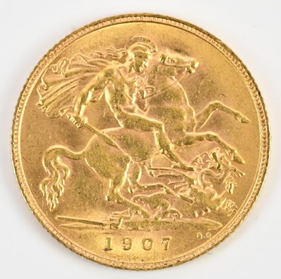 Lot 1478 - An Edward VII half sovereign, 1907.