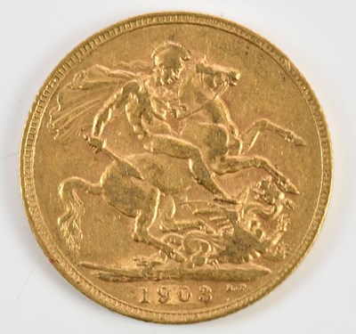 Lot 1503 - An Edward VII full sovereign, 1903.