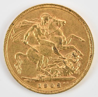 Lot 1506 - An Edward VII full sovereign, 1902.
