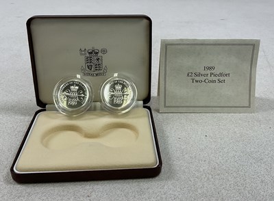 Lot 463 - ROYAL MINT; a 1989 £2 Silver Proof Piedfort...