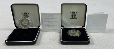 Lot 421 - ROYAL MINT; a 1996 Celebration of Football £2...
