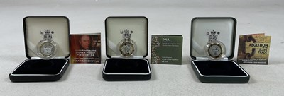 Lot 448 - ROYAL MINT; three £2 Silver Proof Piedfort...