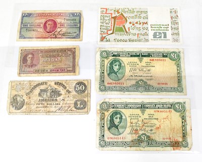 Lot 640 - A Confederate States of America $50 bill,...