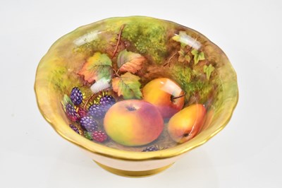 Lot 1646 - THOMAS LOCKYER FOR ROYAL WORCESTER; a hand...