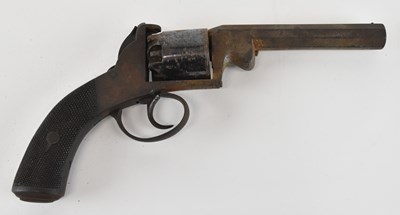 Lot 399 - An early 20th century percussion revolver,...